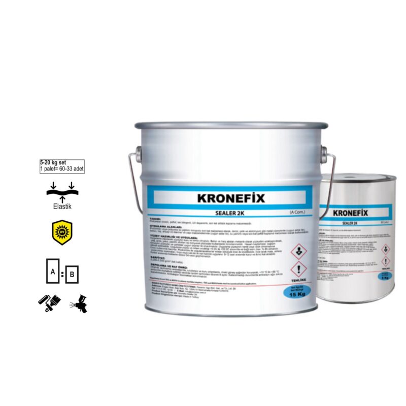 Kronefix Sealer 2K Şeffaf Su Yalıtım Malzemesi