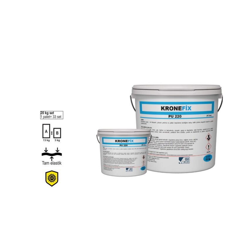 Kronefix PU-220 Poliüretan Esaslı Çift Bileşenli Su Yalıtımı