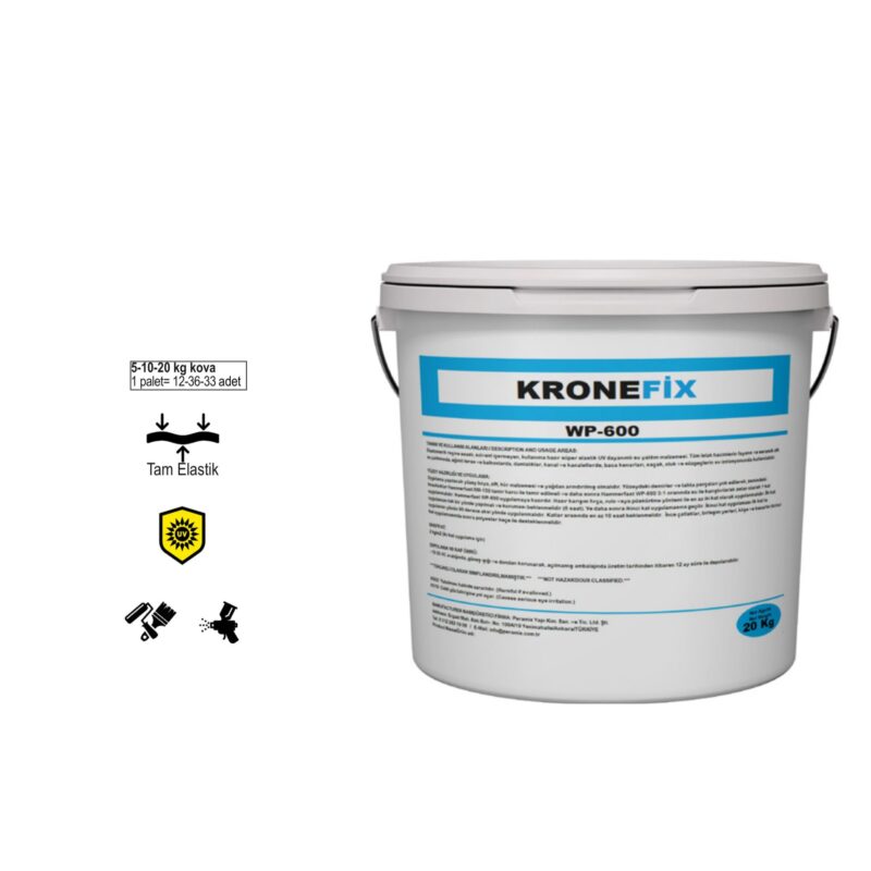 Kronefix WP-600 Elastomerik Reçine Esaslı Su Yalıtım Malzemesi