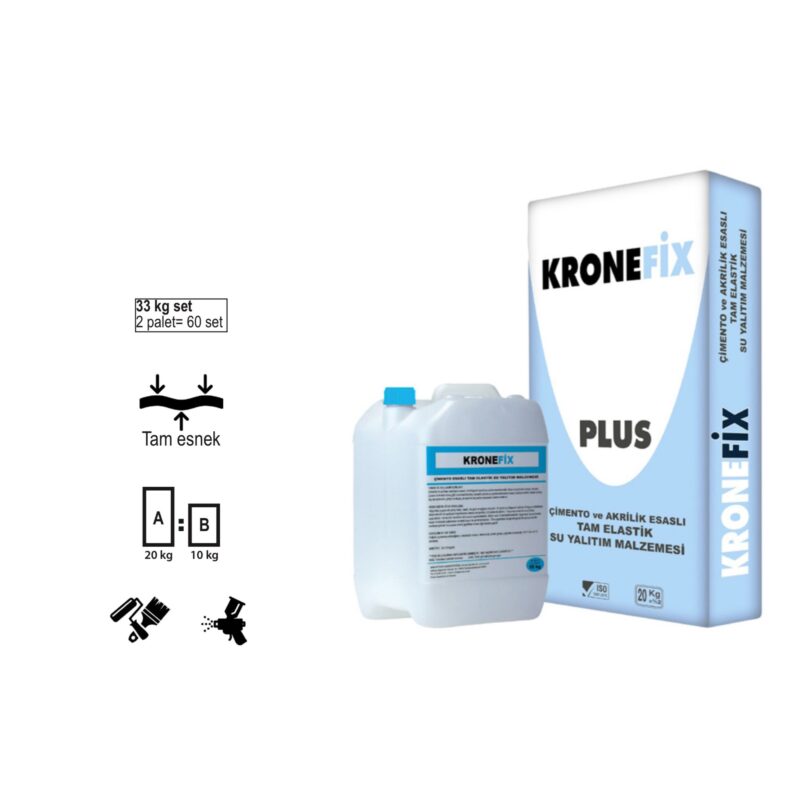 Kronefix Çimento Esaslı Tam Esnek Su Yalıtım Malzemesi